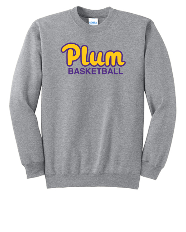 Port & Co™ Tall Essential Fleece Crewneck Sweatshirt - Basketball