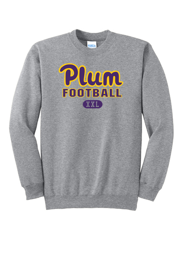 Port & Co™ Tall Essential Fleece Crewneck Sweatshirt - Football