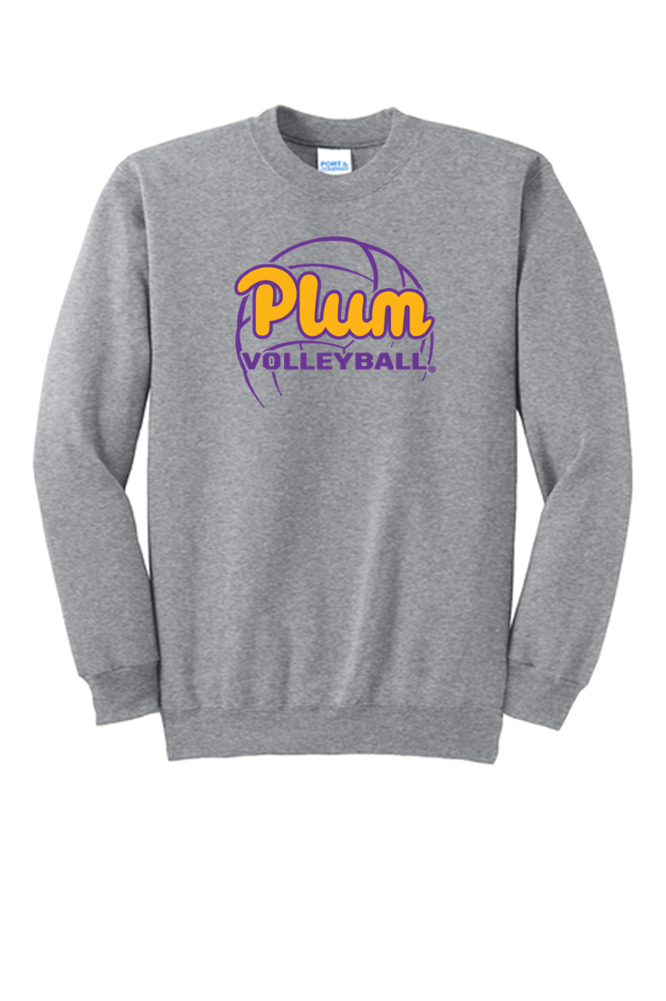 Port & Co™ Tall Essential Fleece Crewneck Sweatshirt - Volleyball