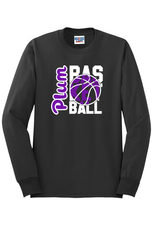 Jerzees® Dri-Power® Long Sleeve T-Shirt - Basketball