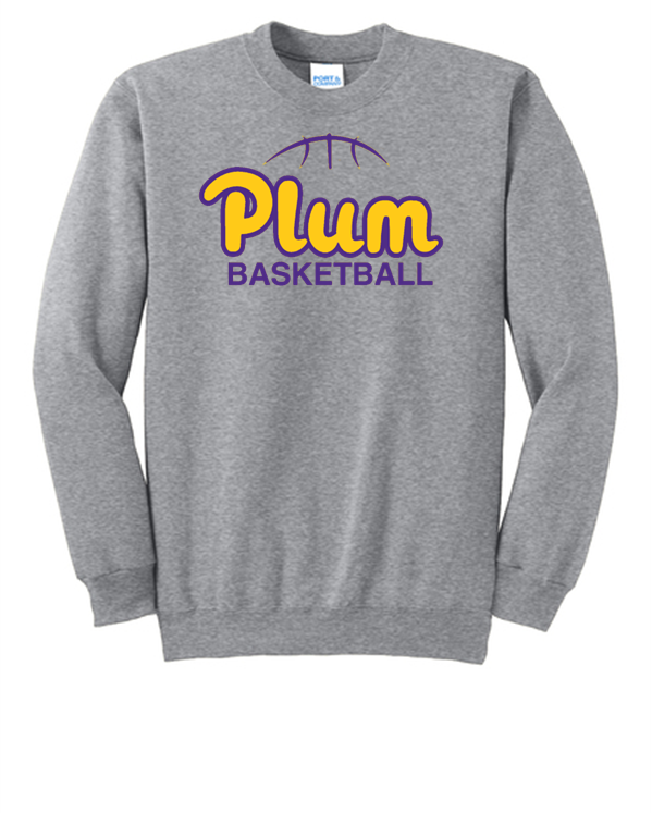 Port & Co™ Tall Essential Fleece Crewneck Sweatshirt - Basketball
