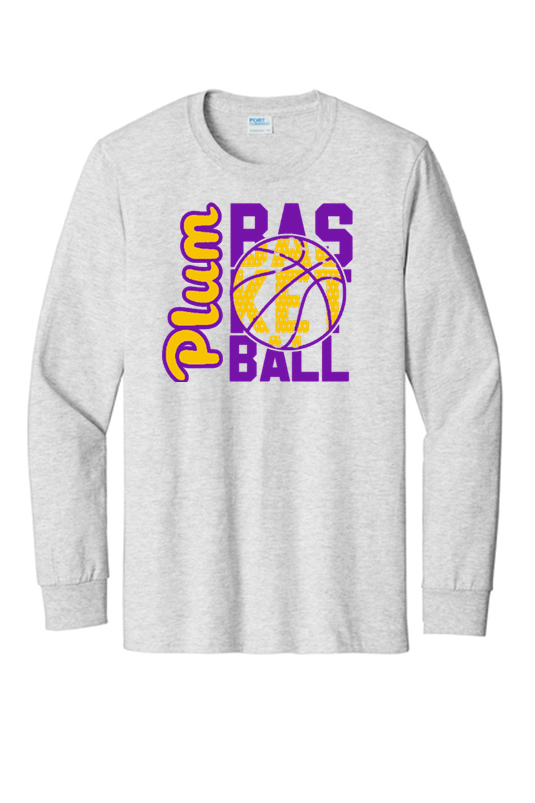 Port & Co™ Tall Long Sleeve Essential Tee - Basketball