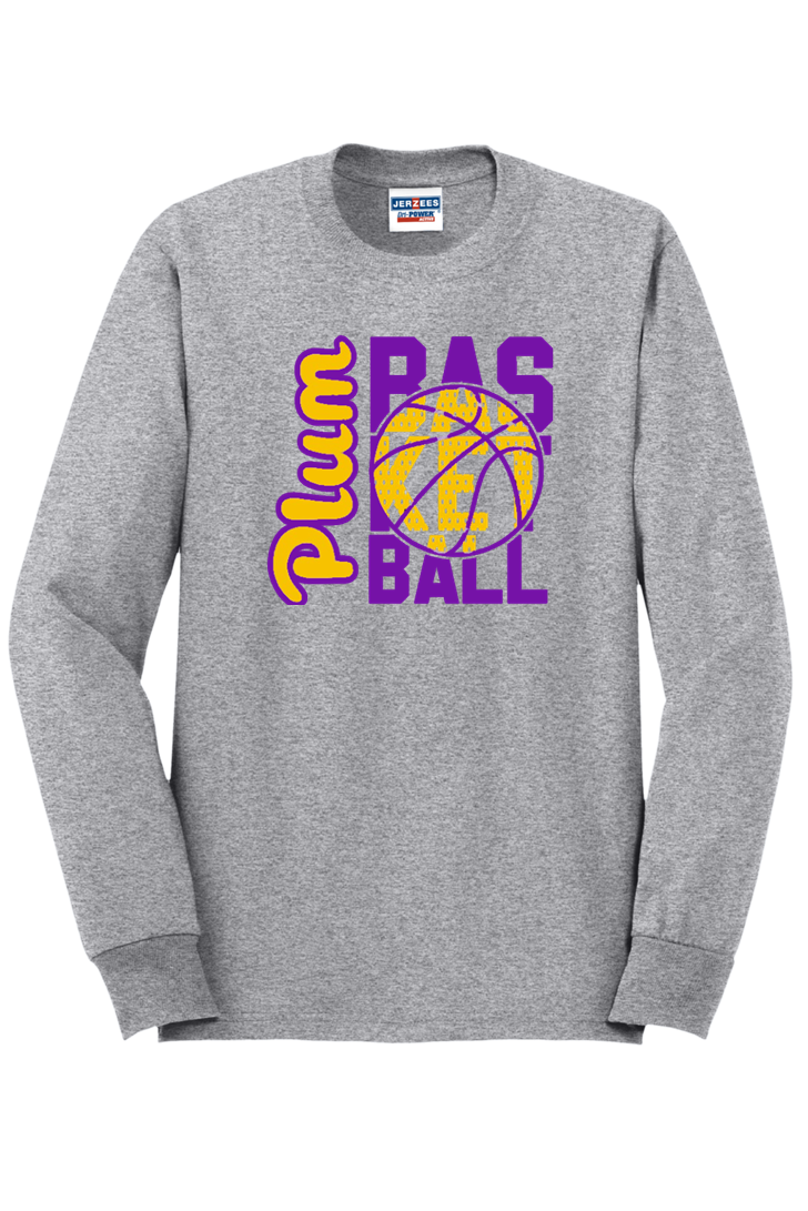 Jerzees® Dri-Power® Long Sleeve T-Shirt - Basketball