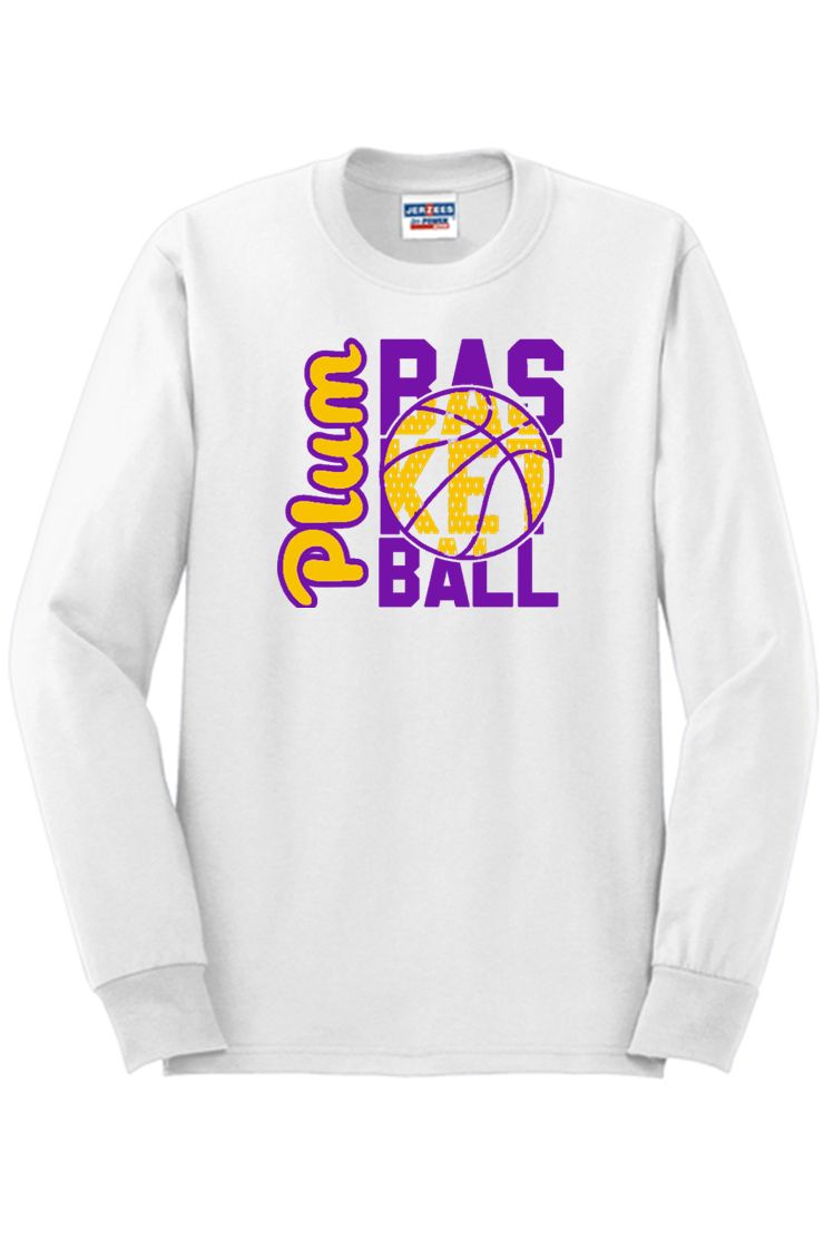 Jerzees® Dri-Power® Long Sleeve T-Shirt - Basketball