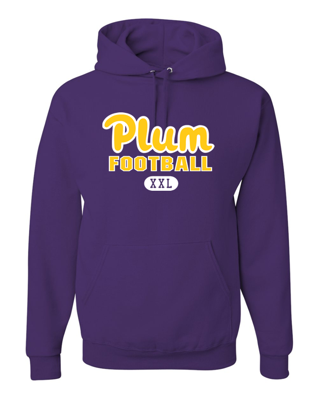Jerzees NuBlend® Pullover Hooded Sweatshirt - Football