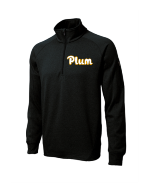 Plum 1/4 ZIp (Embroidered)