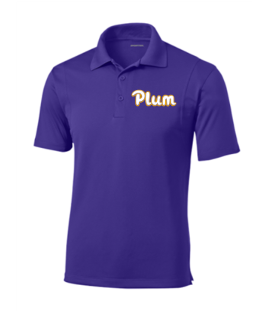 Plum Polo Shirt (Embroidered)