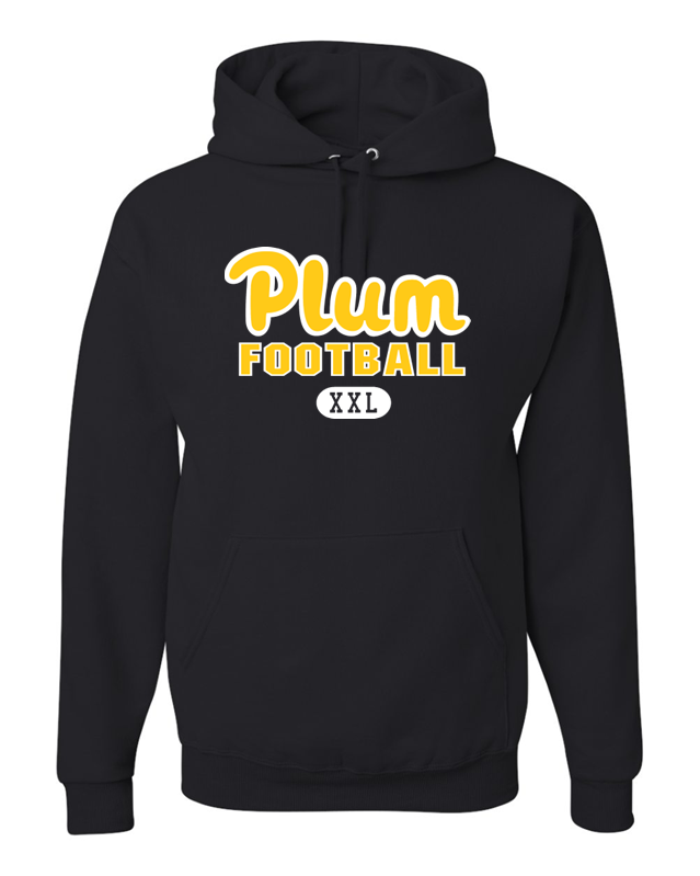 Jerzees NuBlend® Pullover Hooded Sweatshirt - Football