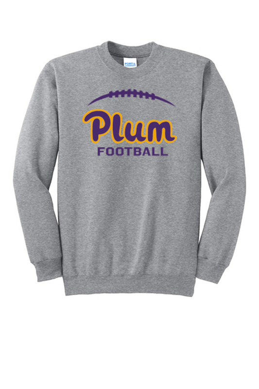 Port & Co™ Tall Essential Fleece Crewneck Sweatshirt - Football