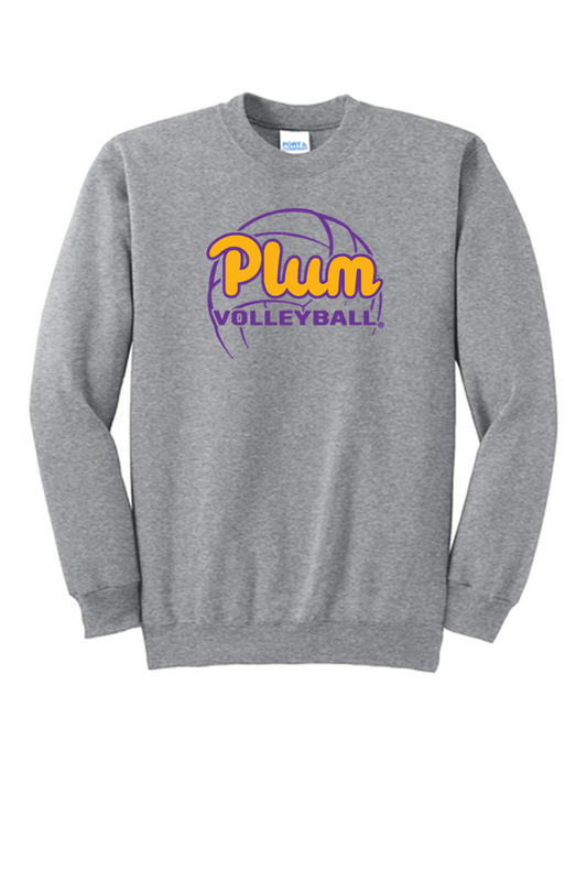 Port & Co™ Tall Essential Fleece Crewneck Sweatshirt - Volleyball