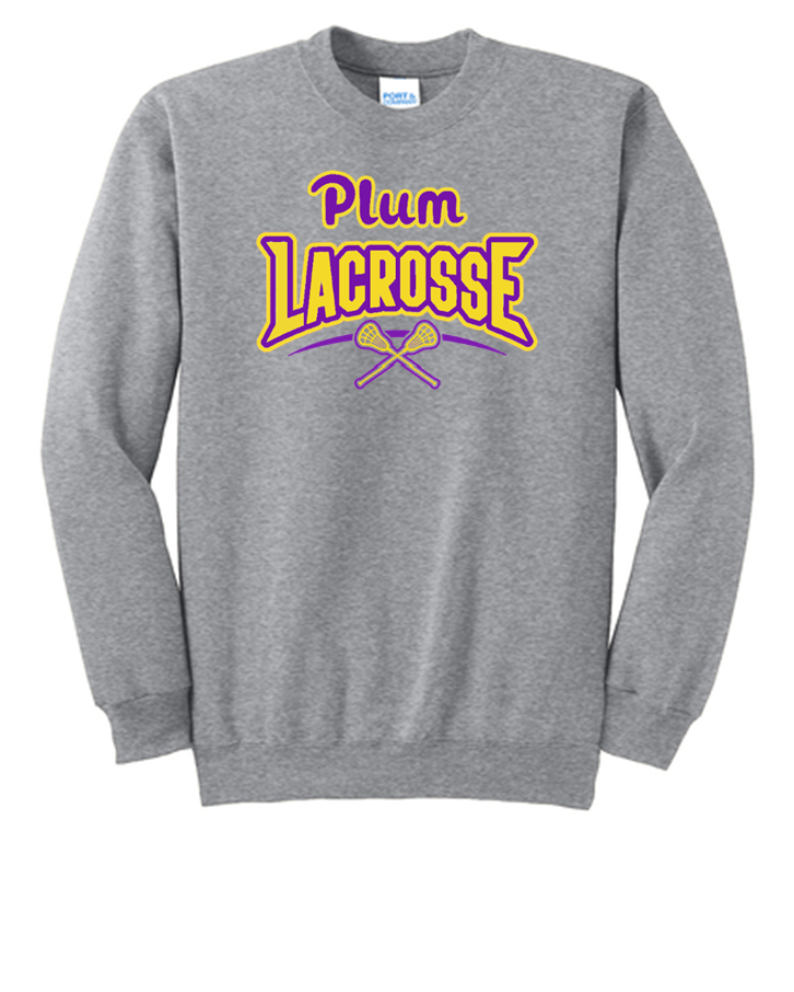 Port & Co™ Tall Essential Fleece Crewneck Sweatshirt - Lacrosse
