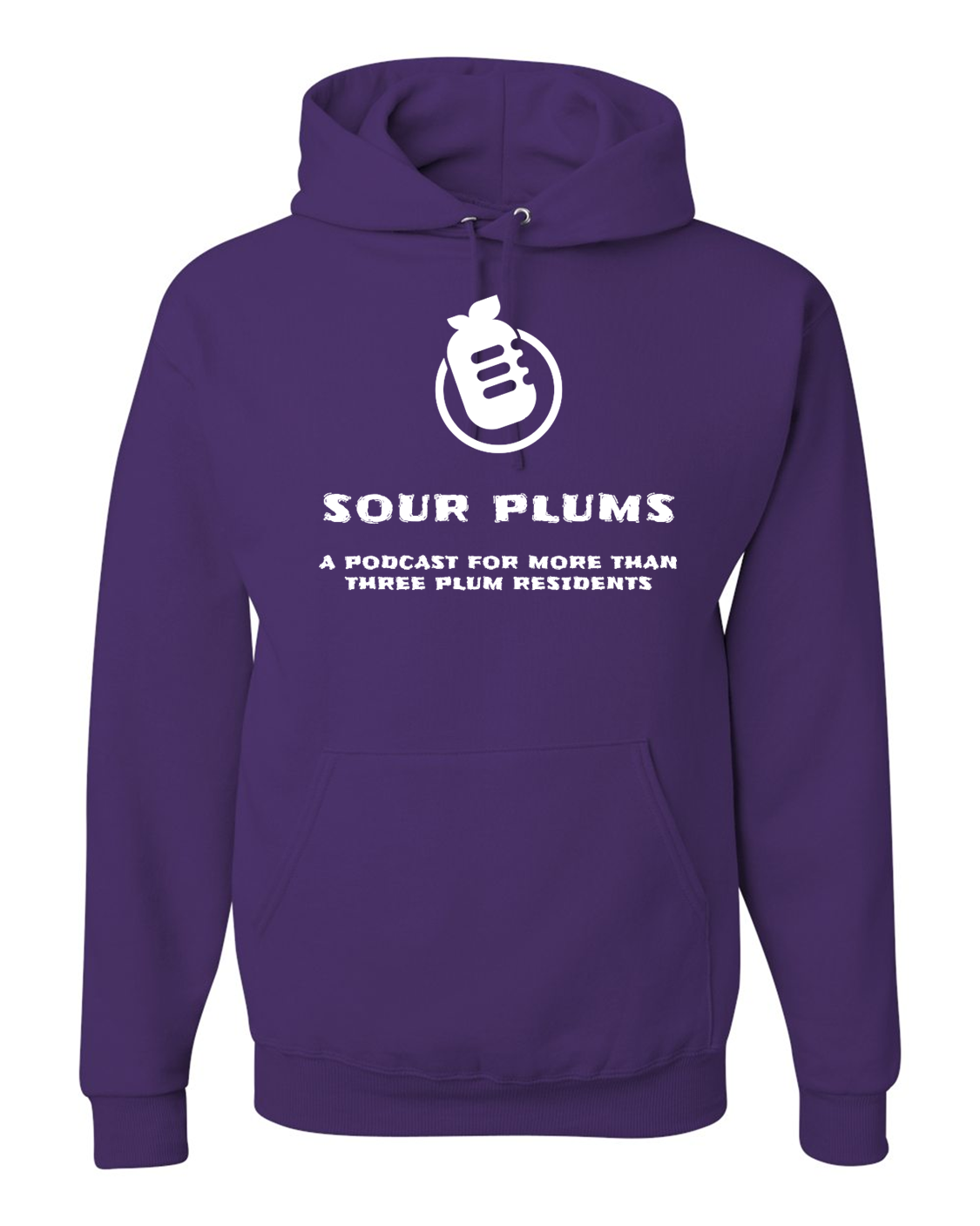 NuBlend® Pullover Hooded Sweatshirt - Plum Sour Podcast