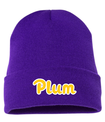 Cuffed Beanie - Embroidered