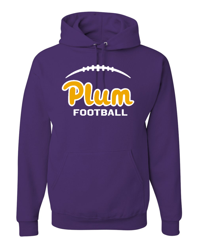 Jerzees NuBlend® Pullover Hooded Sweatshirt - Football