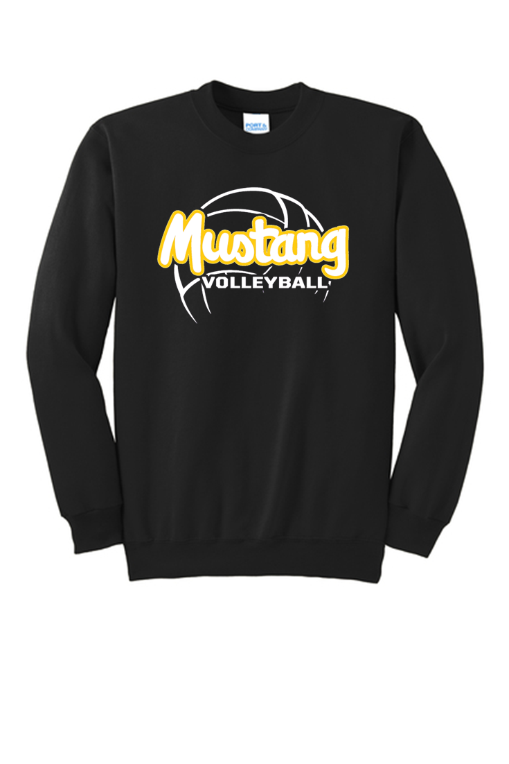 Port & Co™ Tall Essential Fleece Crewneck Sweatshirt - Volleyball