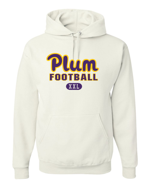 Jerzees NuBlend® Pullover Hooded Sweatshirt - Football
