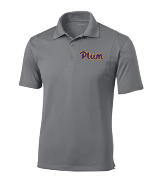 Plum Polo Shirt (Embroidered)